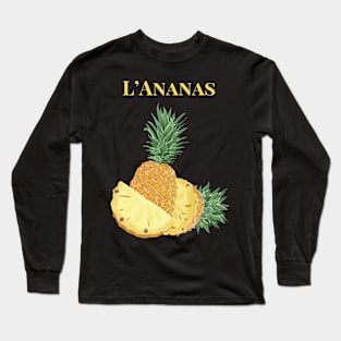 L'Ananas Pineapple Graphic French Long Sleeve T-Shirt